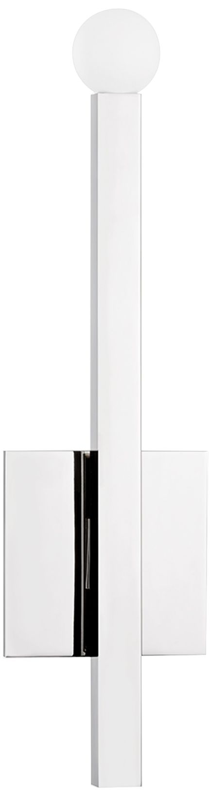 Mitzi Dona 17" High Polished Nickel LED Wall Sconce