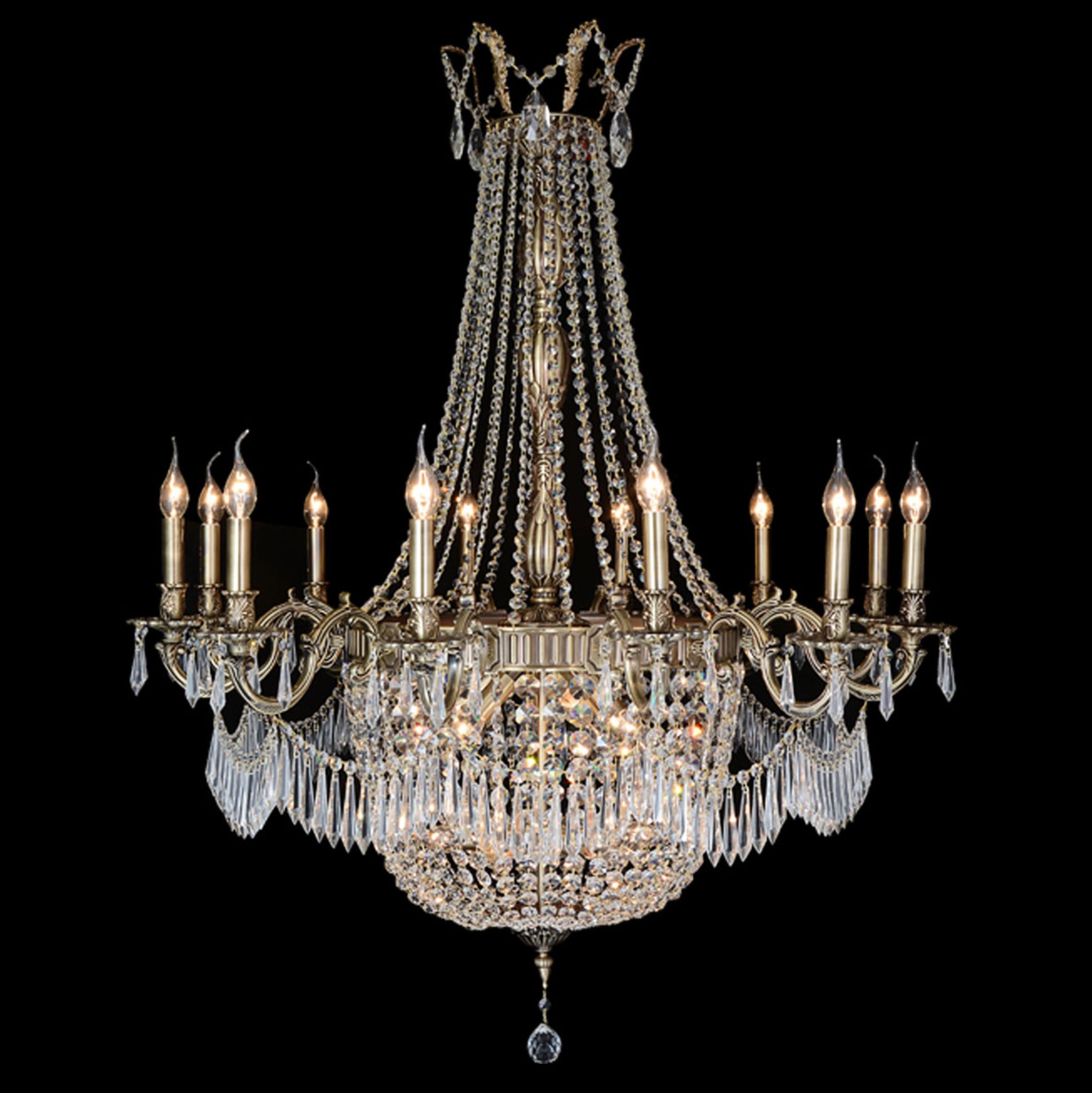 Signature Summer Palace 39 1/4"W Gold 24-Light Chandelier