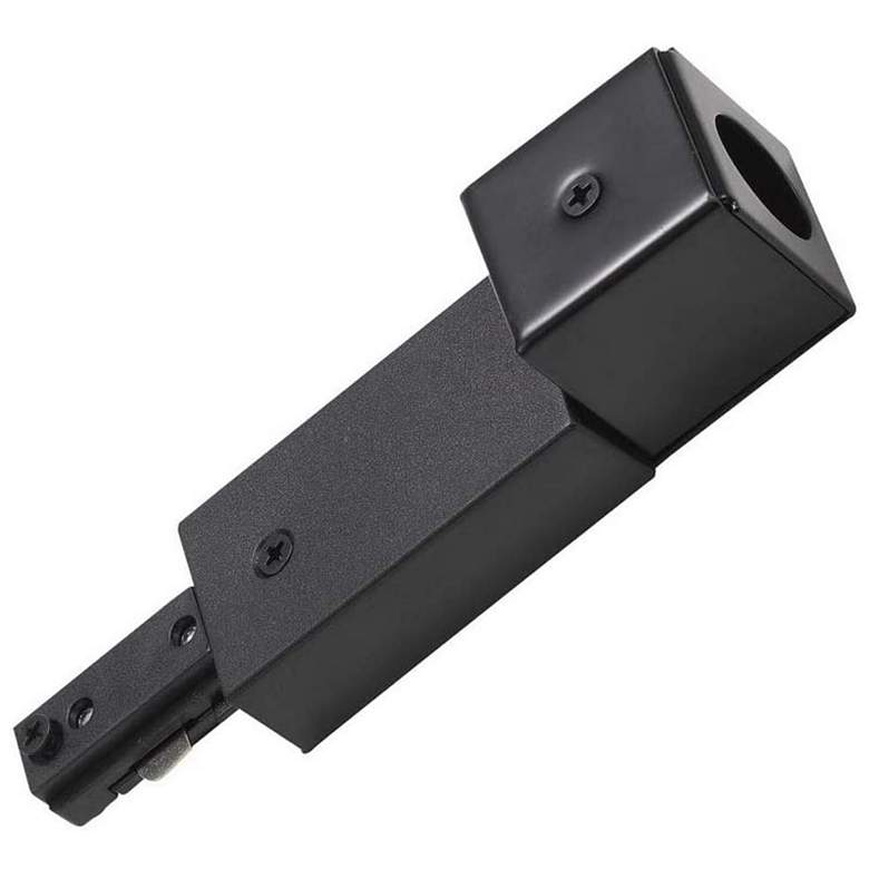 Halo Black Live End Conduit Fitter Adapter Connector