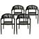Leyla Gray Olefin Rope Indoor/Outdoor Dining Armchairs Set of 4