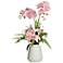 Pink Lily 29" High Faux Flowers in Vase