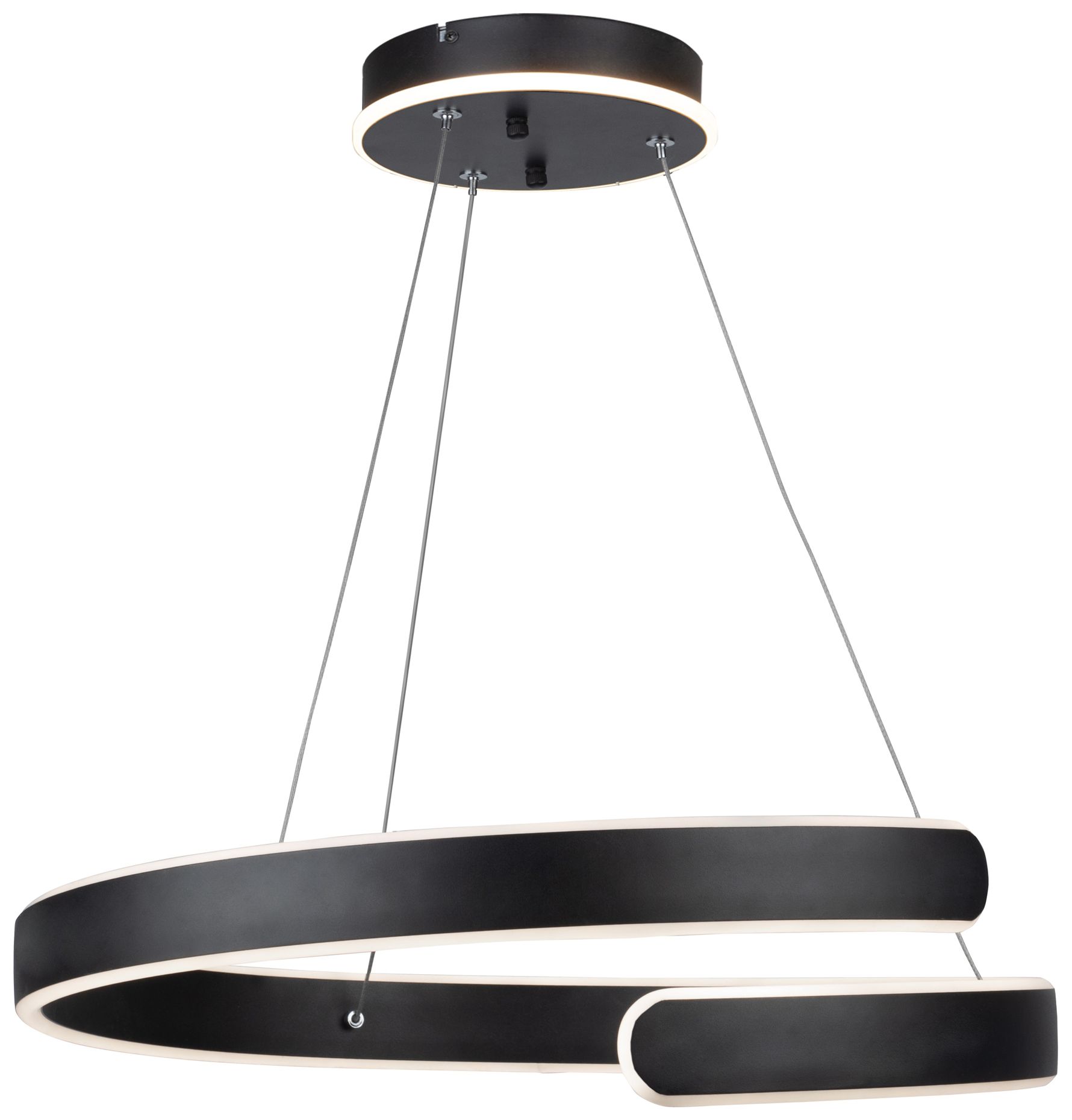 Artcraft Sirius Collection Integrated Led Chandelier, Black