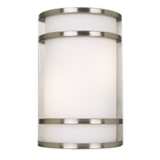 Bay View Collection 12&quot; High Steel Finish Outdoor Wall Light