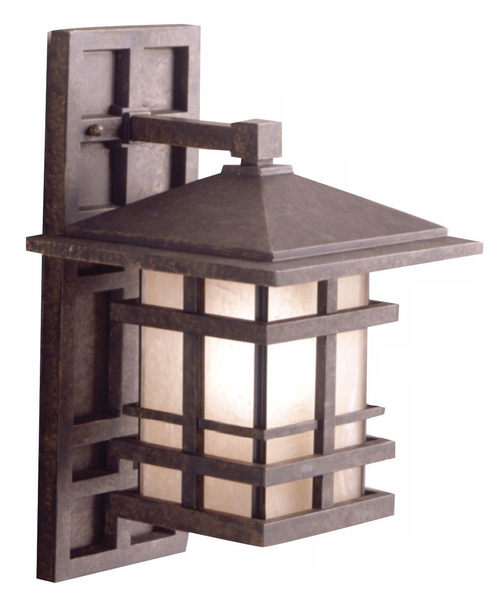Kichler Aged Bronze 16" High Outdoor Wall Light