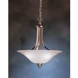 Dover Collection Brushed Nickel Three Light Pendant