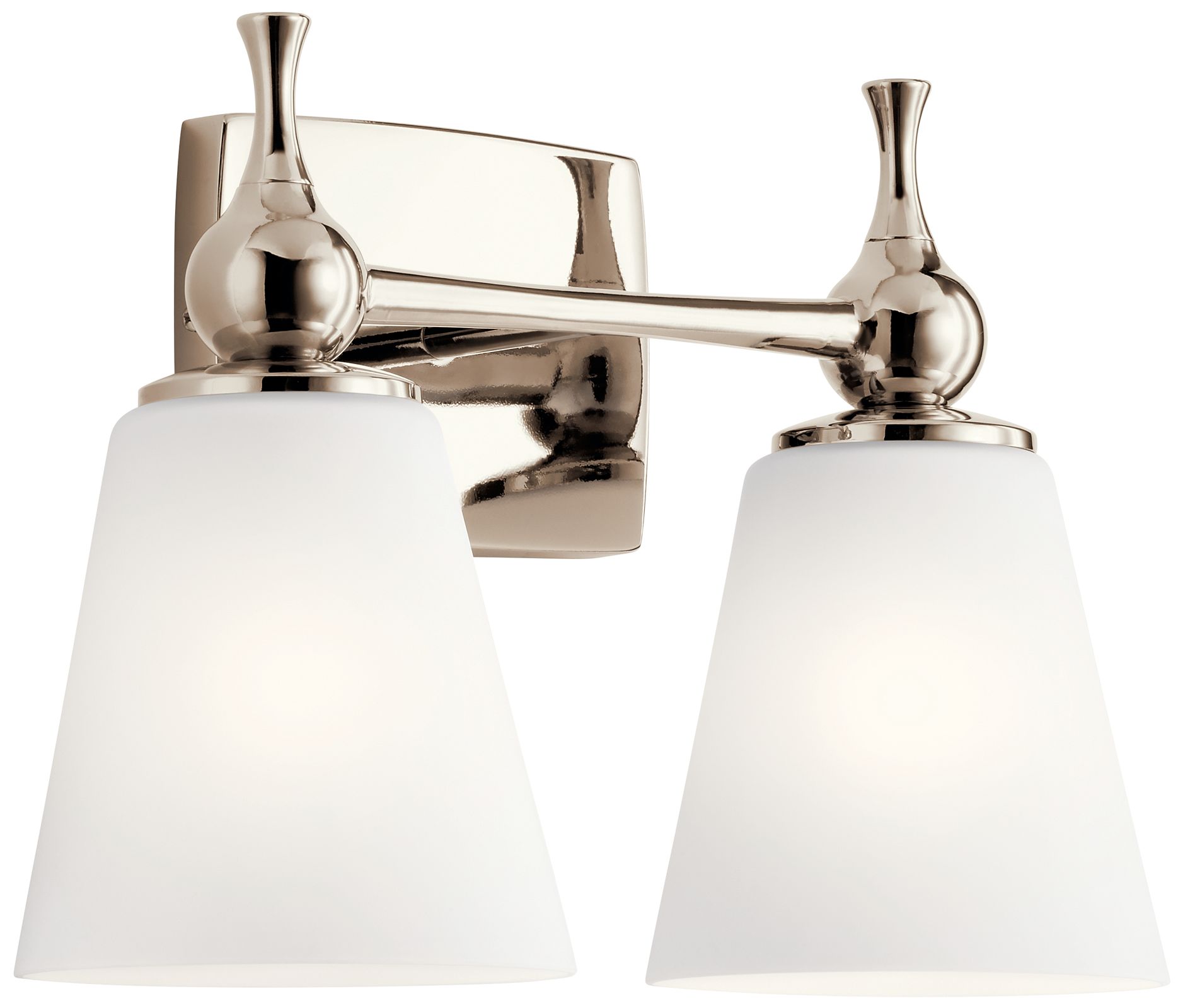 Cosabella 10 1/4" High 2-Light Polished Nickel Wall Sconce