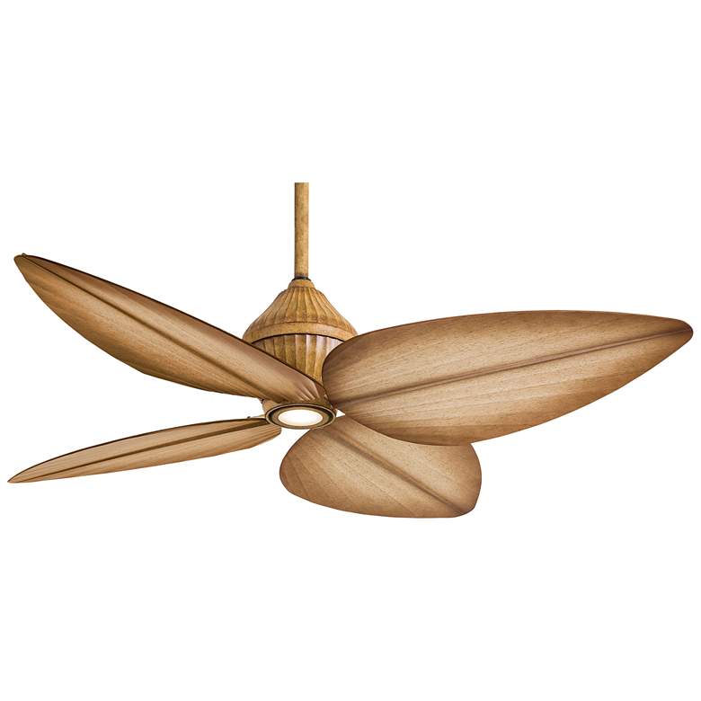 Image 2 52" Minka Aire Gauguin Bahama Beige Outdoor LED Fan with Wall Control