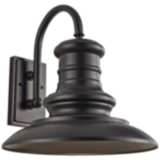 Feiss Redding Station 15 3/4&quot;H Bronze LED Outdoor Wall Light