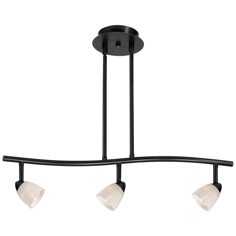 Serpentine 3LT Black and White Track Fixture