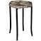 Uttermost Stiles 18 1/2" Wide Petrified Brown Accent Table
