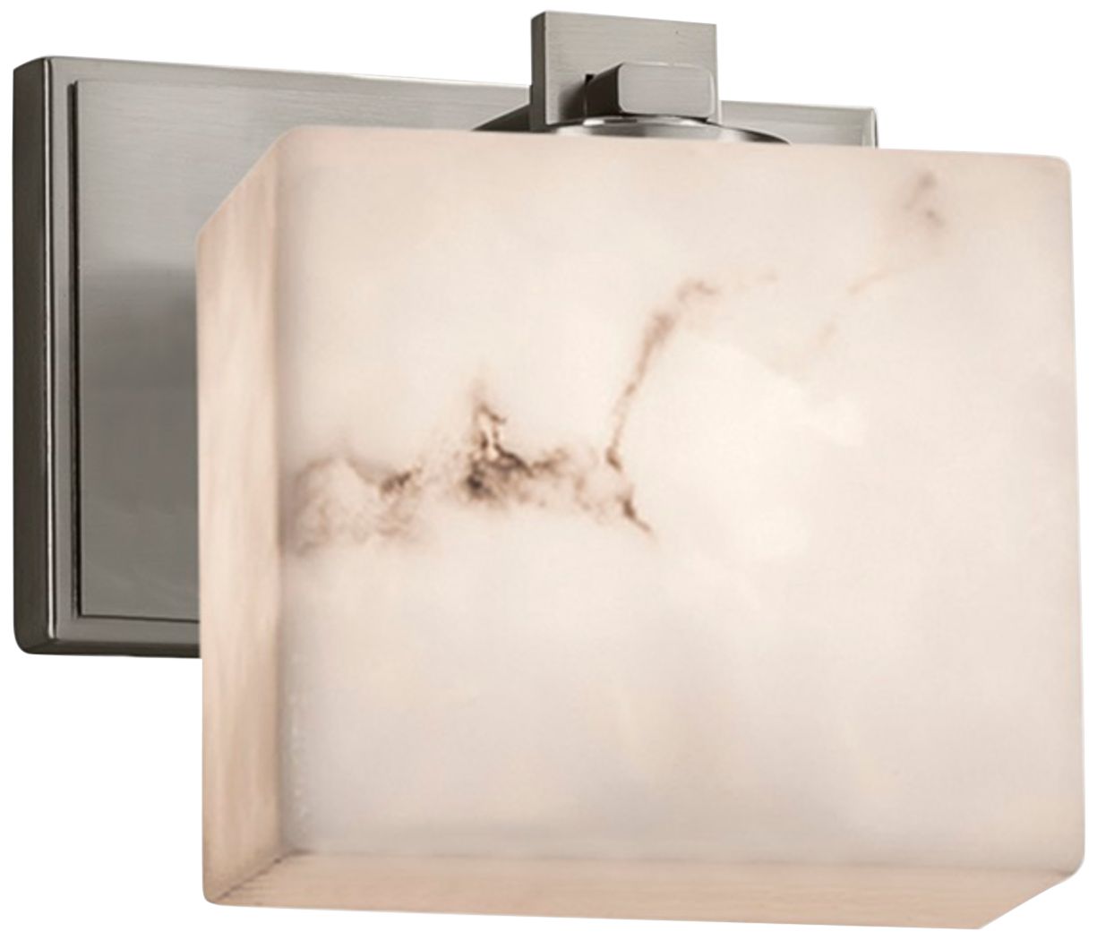 LumenAria Collection Era 6 1/4" High Brushed Nickel LED Wall Sconce