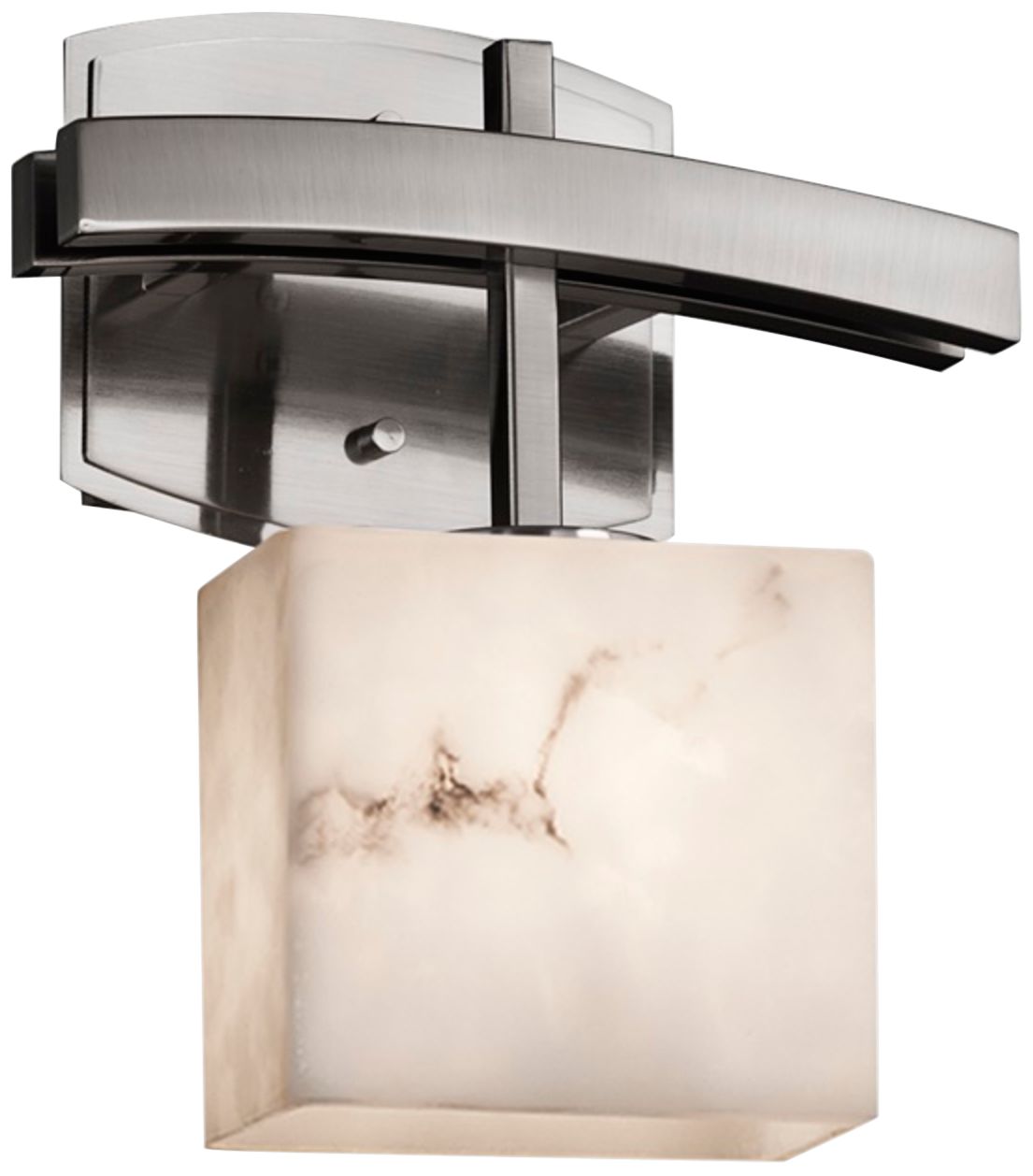 LumenAria Collection Archway 10 3/4"H Brushed Nickel LED Wall Sconce