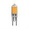 25W Equivalent Clear 2.3W LED Dimmable Bi-Pin G8 T4 Bulb