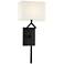 Mission 25 1/2" High Matte Black Wall Sconce