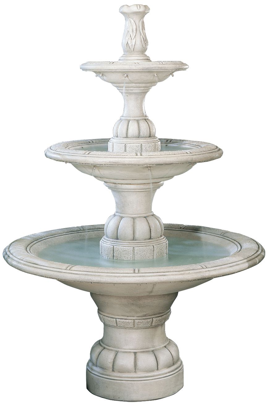 Henri Studio 70" High Large 3-Tier Transitional Fountain