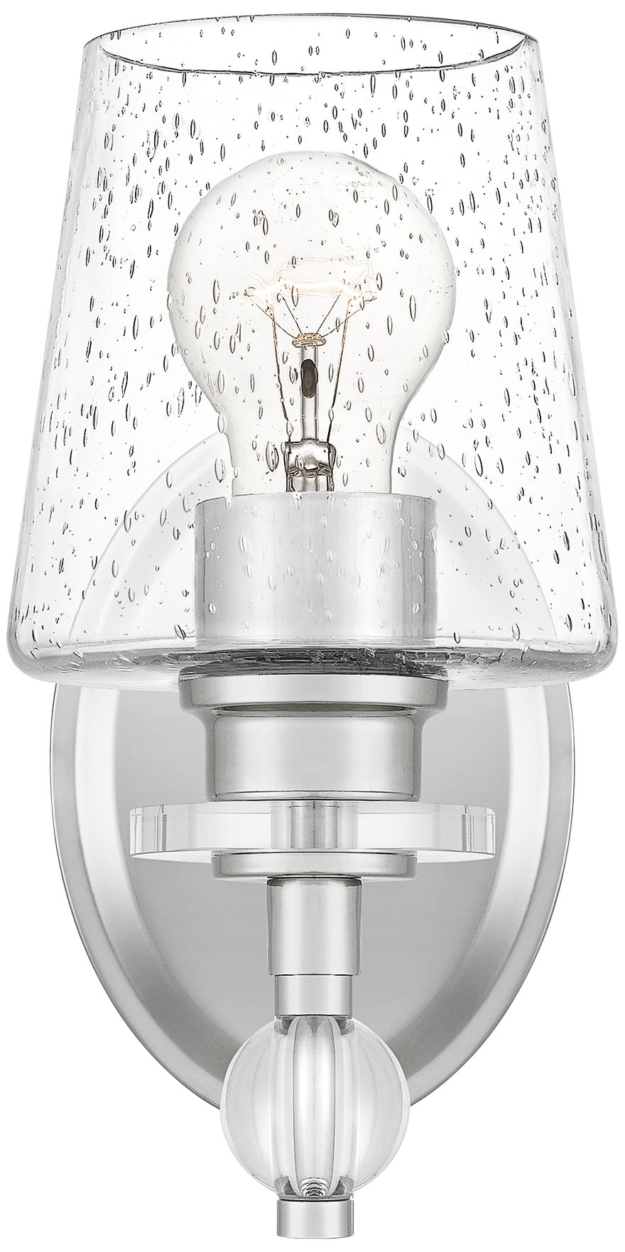 Quoizel Hollister 9 1/2" High Polished Nickel Wall Sconce