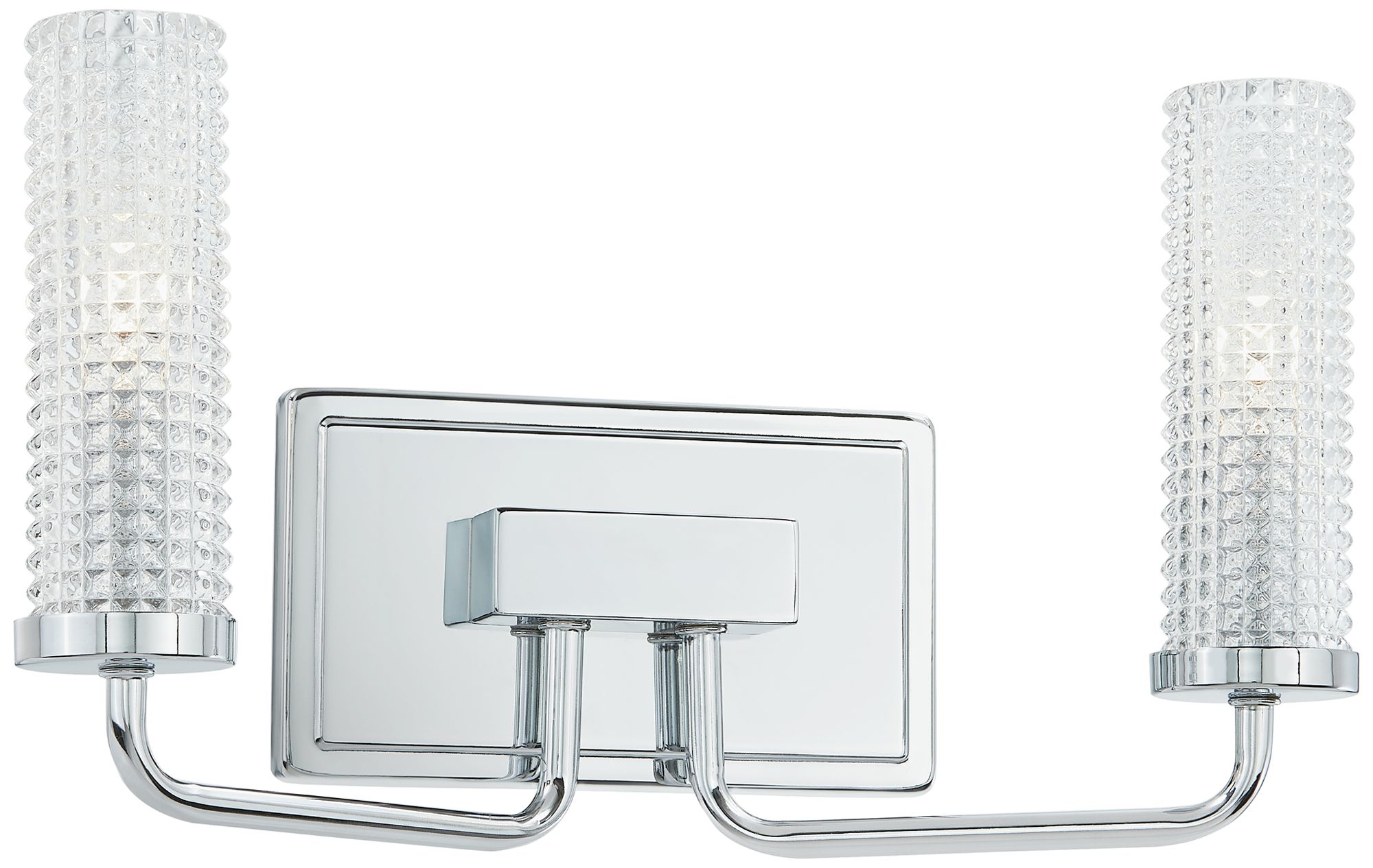 Quoizel Nora 8 1/2" High Polished Chrome 2-Light Wall Sconce