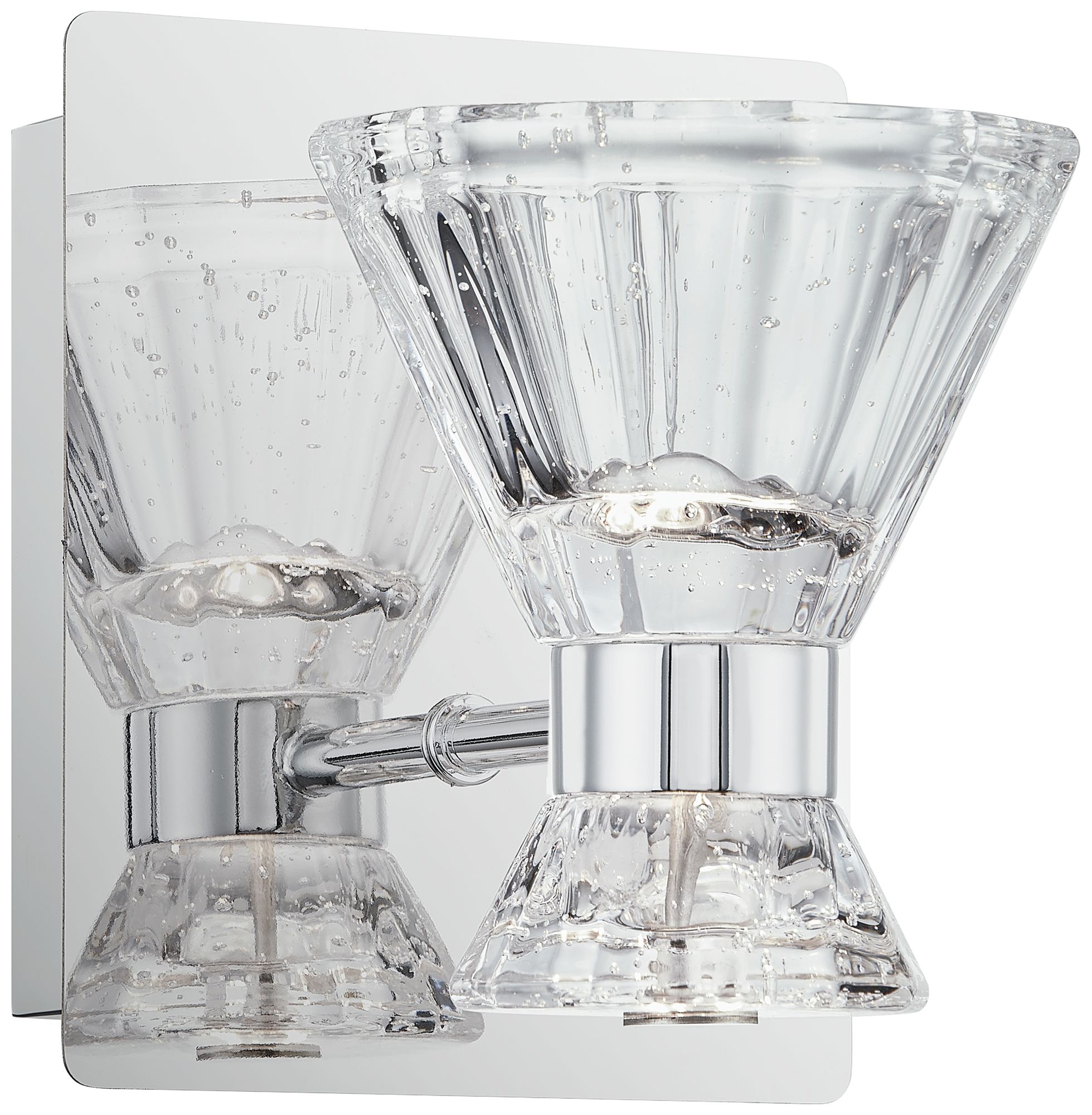 Quoizel Zuri 6" High Polished Chrome LED Wall Sconce