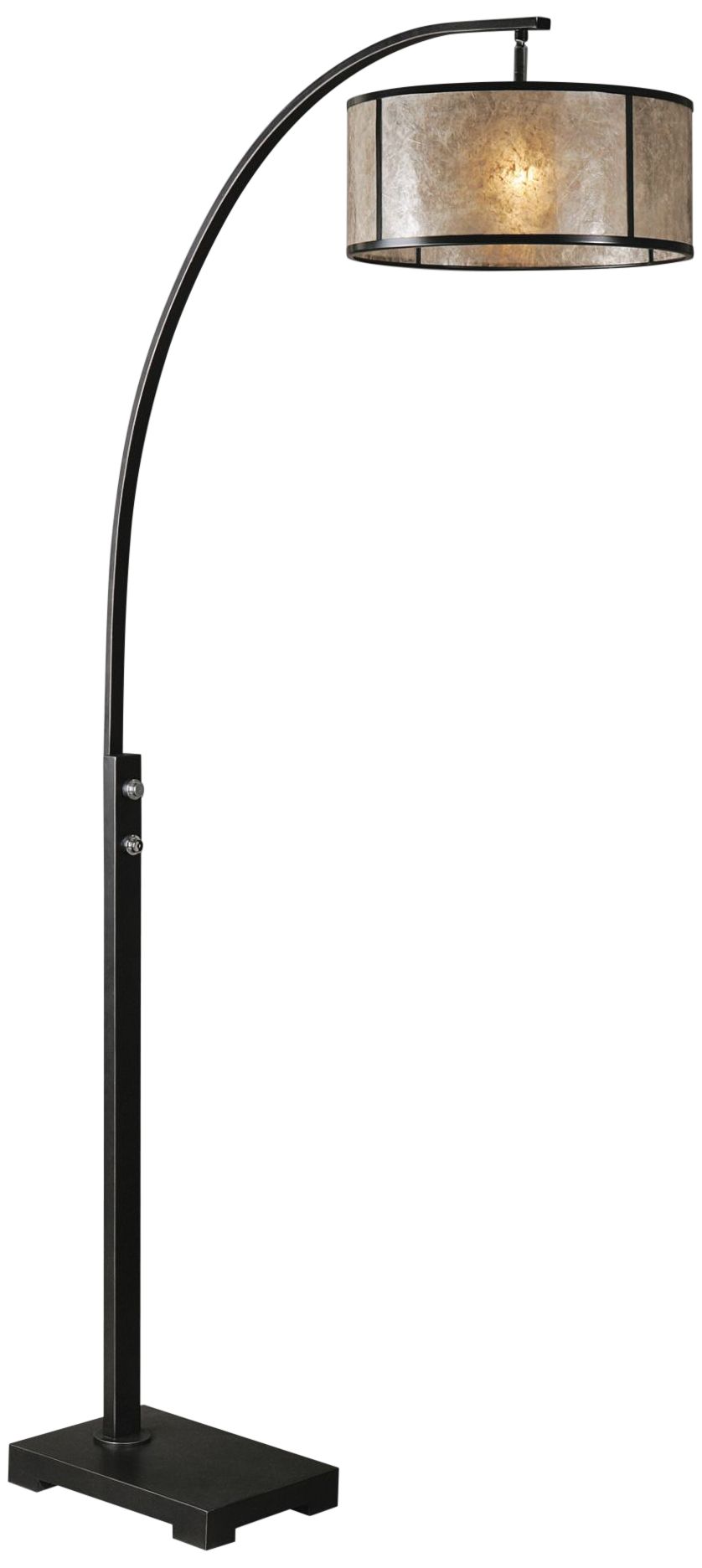 Uttermost Cairano OilRubbed Bronze Metal Arc Floor Lamp 96F52