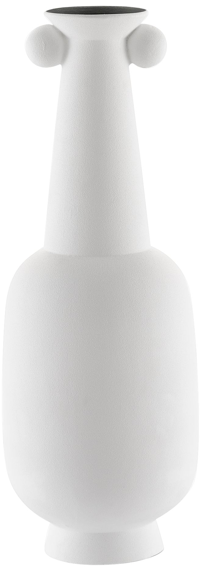 Happy 40 20 1/4" High White Ceramic Stem Decorative Vase