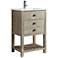 Asbury 24" Wide Natural Wood 1-Drawer Single Sink Vanity