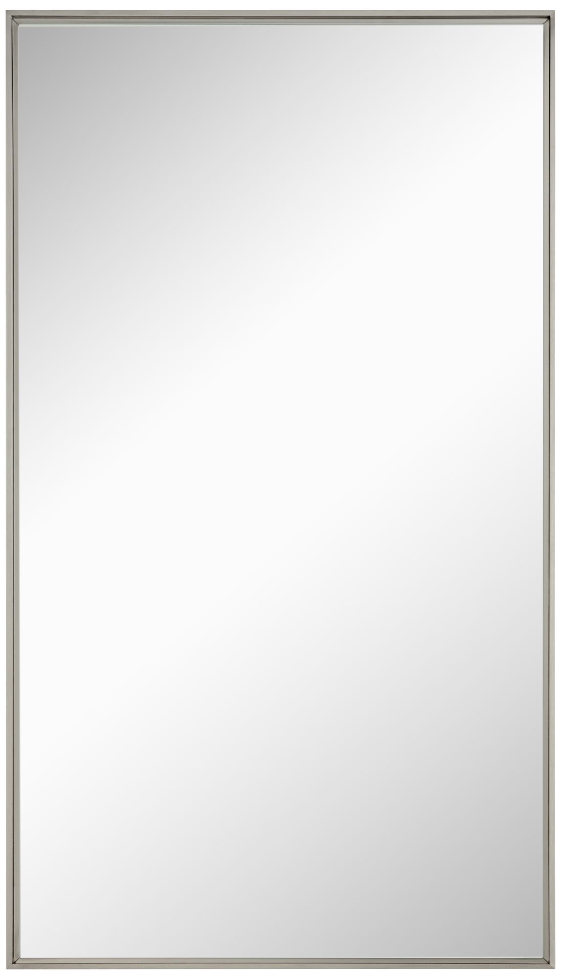 Lambeaux Polished Nickel 24" x 42" Rectangular Wall Mirror