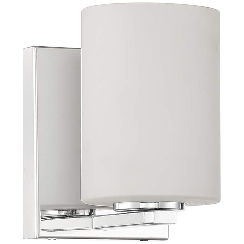 Oslo 6 1/4&quot; High Chrome Metal LED Wall Sconce