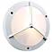 PLC White 11" Wide Round Ceiling or Wall Outdoor Light