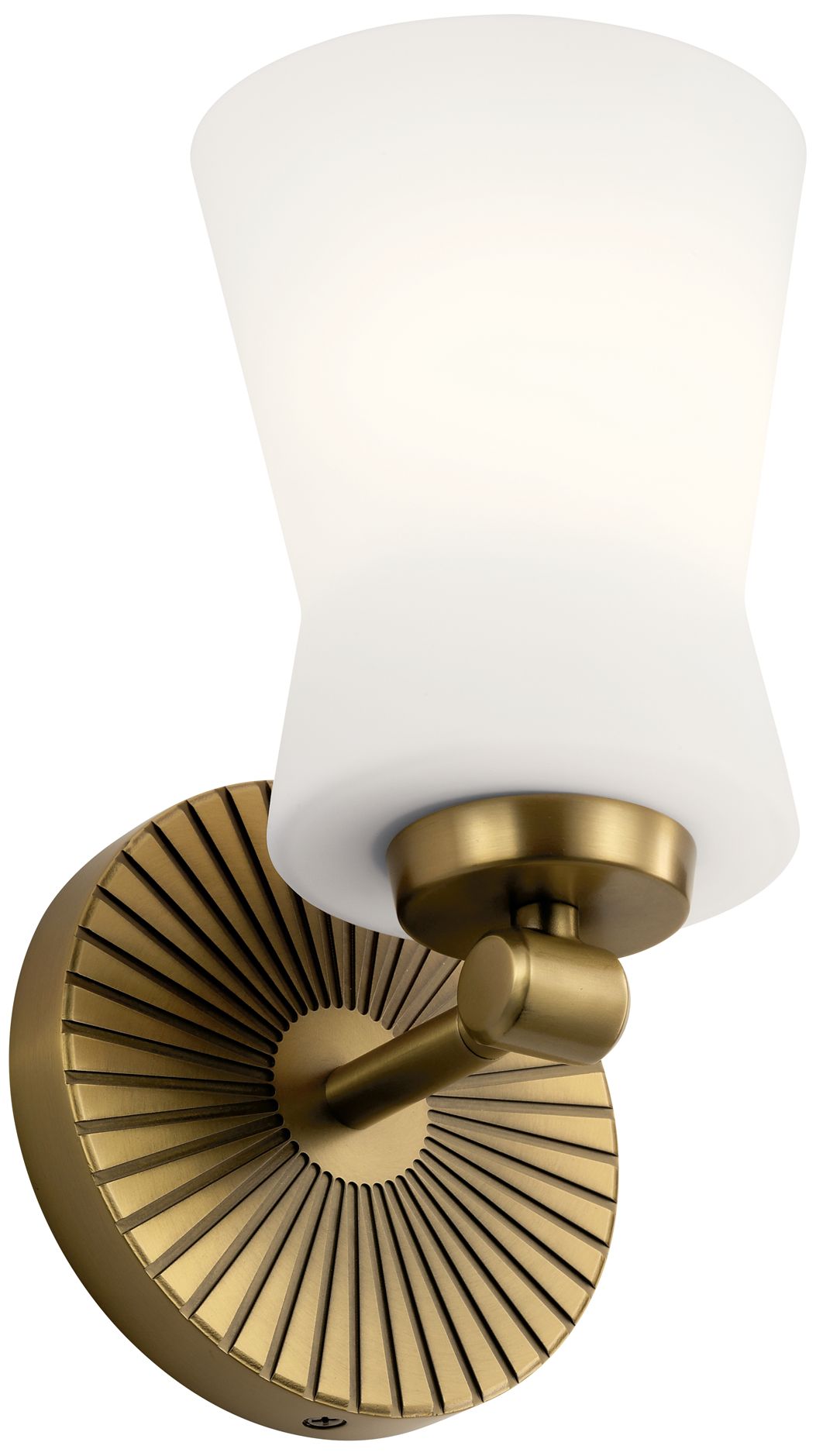 Kichler Brianne 9 1/2"H Brushed Natural Brass Wall Sconce