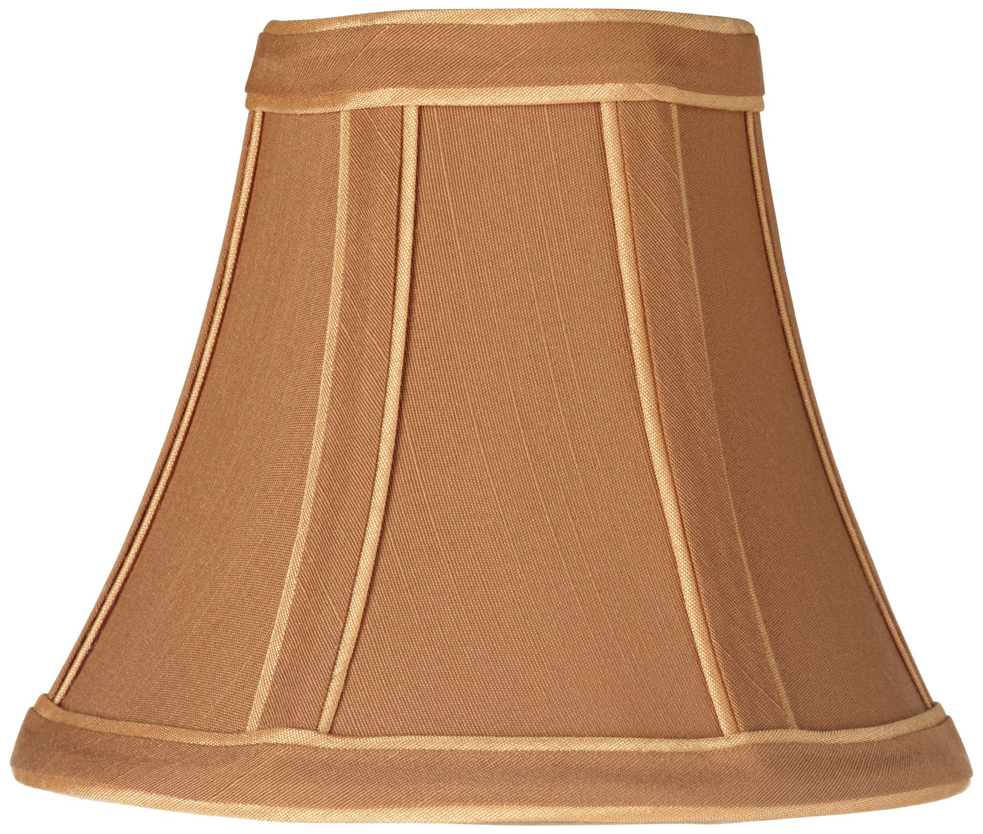 Copper with Gold Trim Lamp Shade 3x6x5 (Clip-On)