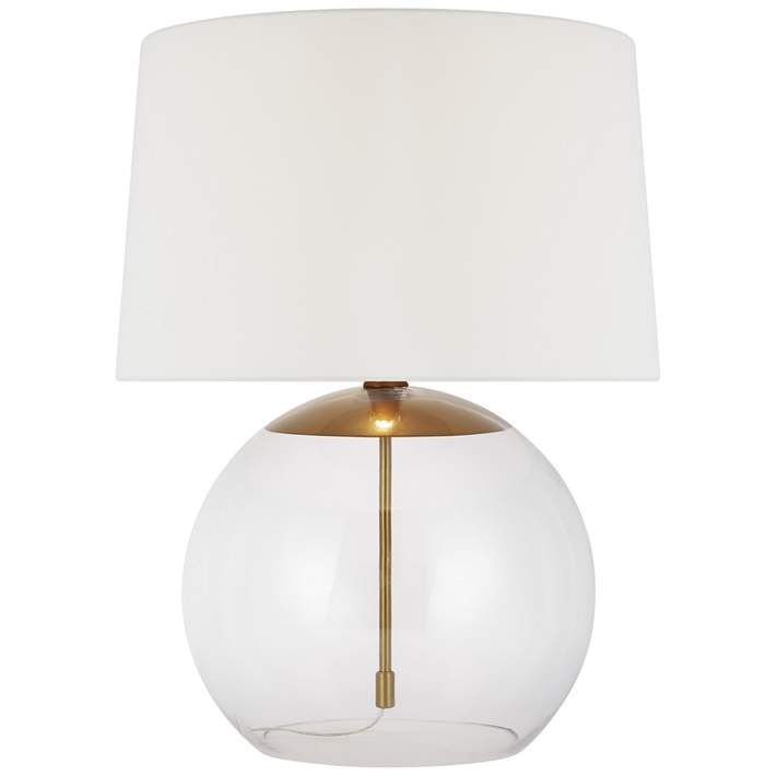 Glass Round Led Table Lamp 97c99, Round Glass Table Lamps