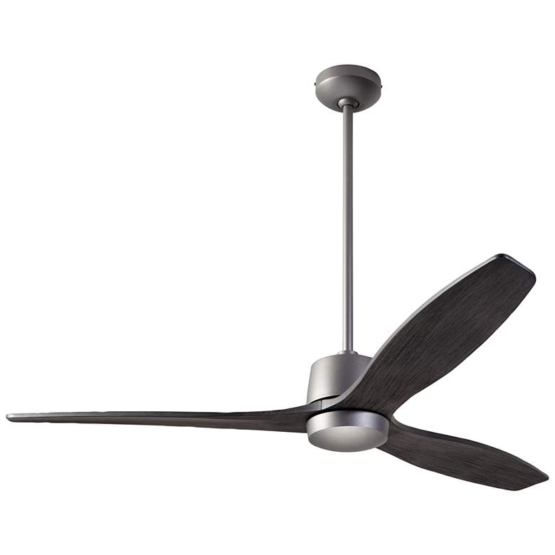 Image 2 54" Modern Fan Arbor DC Graphite Ebony Damp Rated Fan with Remote