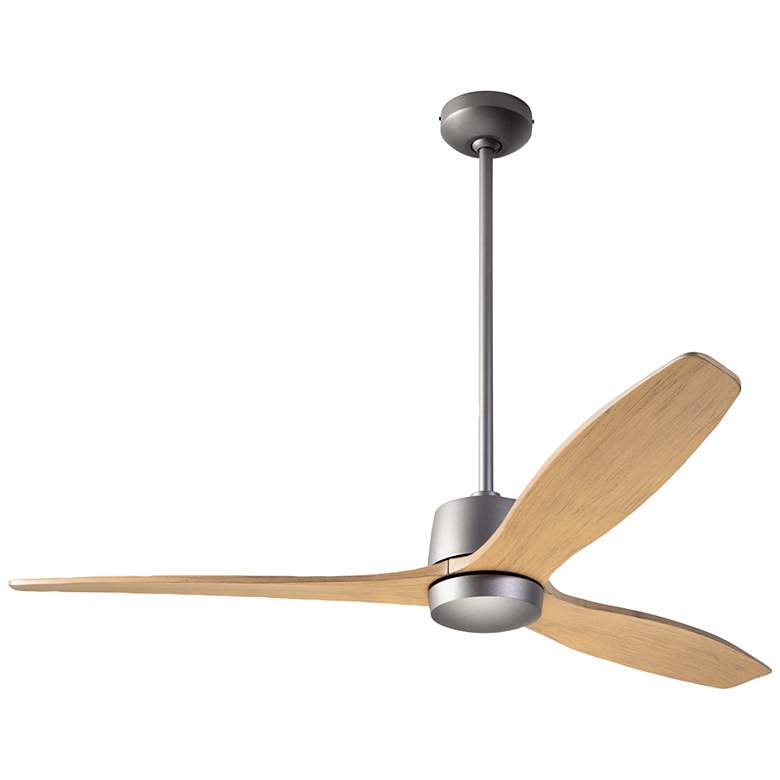 Image 2 54" Modern Fan Arbor DC Graphite and Maple Damp Rated Ceiling Fan