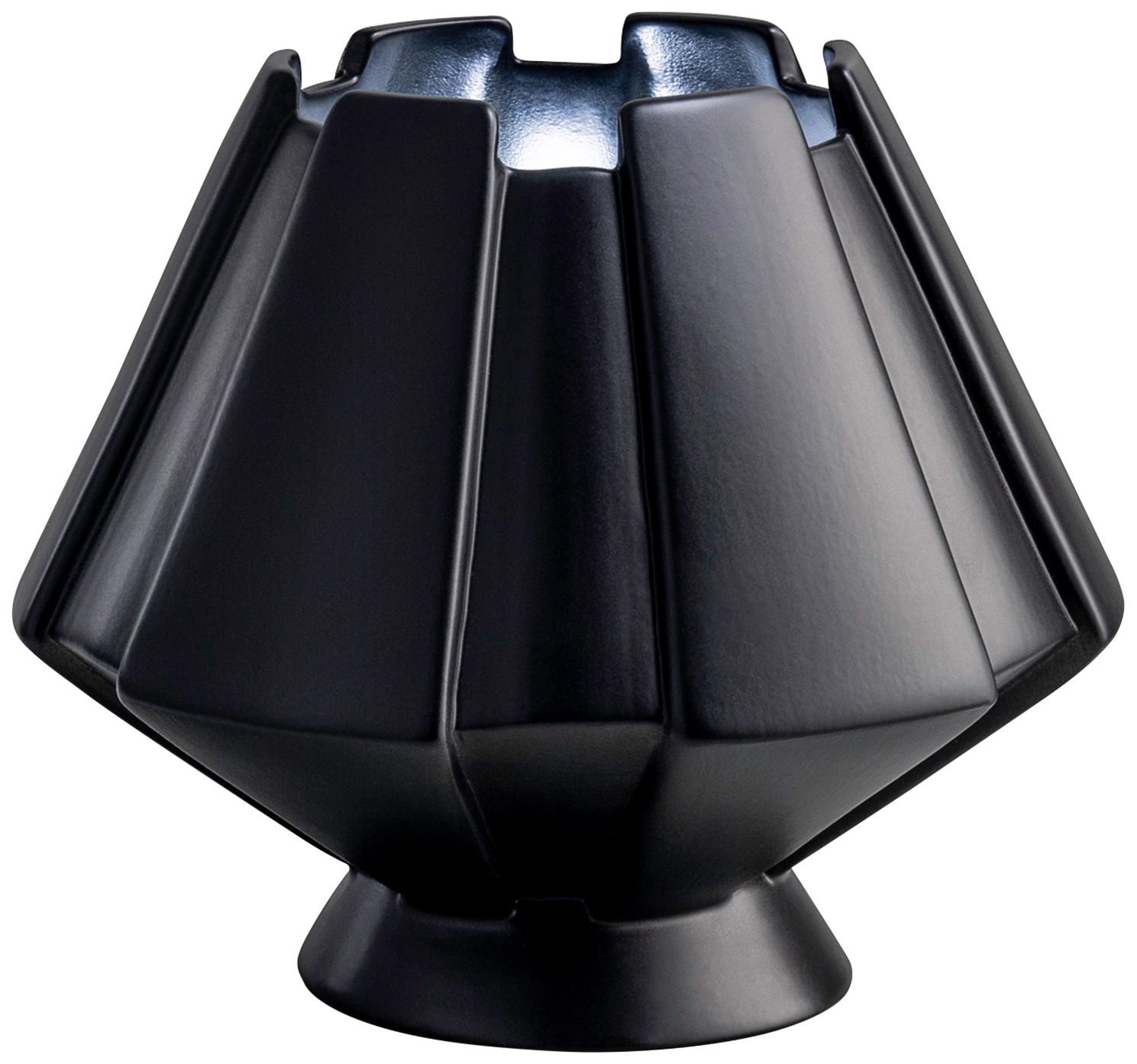 Meta 7"H Carbon Matte Black Portable LED Accent Table Lamp 97F82