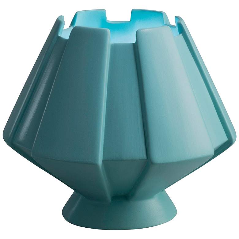 Image 1 Meta 7" High Reflecting Pool Ceramic Portable LED Accent Table Lamp