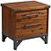INK + IVY Lancaster 24" Wide Acacia 2-Drawer Nightstand