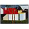 Abstract House 47 1/2" Wide Painted Canvas Wall Art
