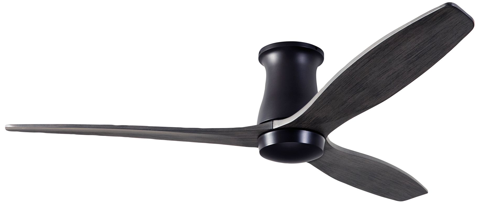 54" Modern Fan Arbor DC Dark Bronze and Ebony Hugger Ceiling