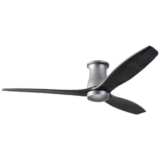 54&quot; Modern Fan Arbor DC Graphite and Ebony Hugger Fan with Remote