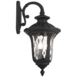 Oxford 22 1/2&quot; High Black Downward Lantern Outdoor Wall Light
