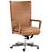 Cohen Mid-Century Sonoma Leather Adjustable Swivel Desk Chair