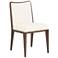 Lydia Modern Flax White Dining Chair