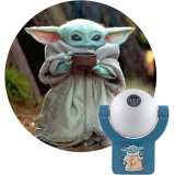 Projectables Star Wars The Mandalorian Baby Yoda Blue LED Night Light