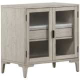 Viggo 28&quot; Wide Vintage White Oak 1-Drawer Cabinet Nightstand