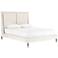 Potter Modern Dover Crescent White Parawood King Bed