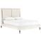 Potter Modern Dover Crescent White Parawood Queen Bed