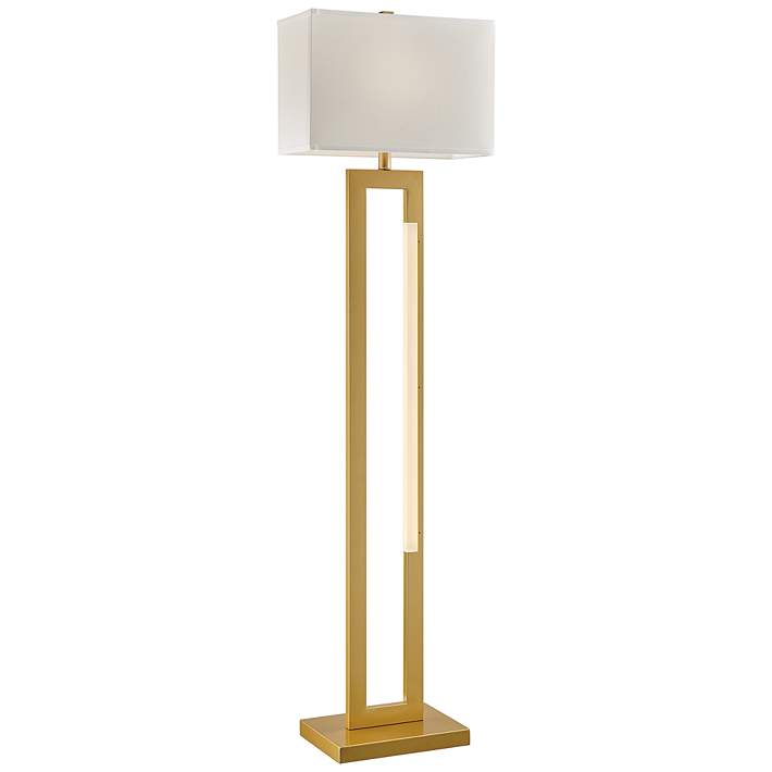 Lite Source Darrello Gold Floor Lamp, Floor Lamps That Give The Most Light
