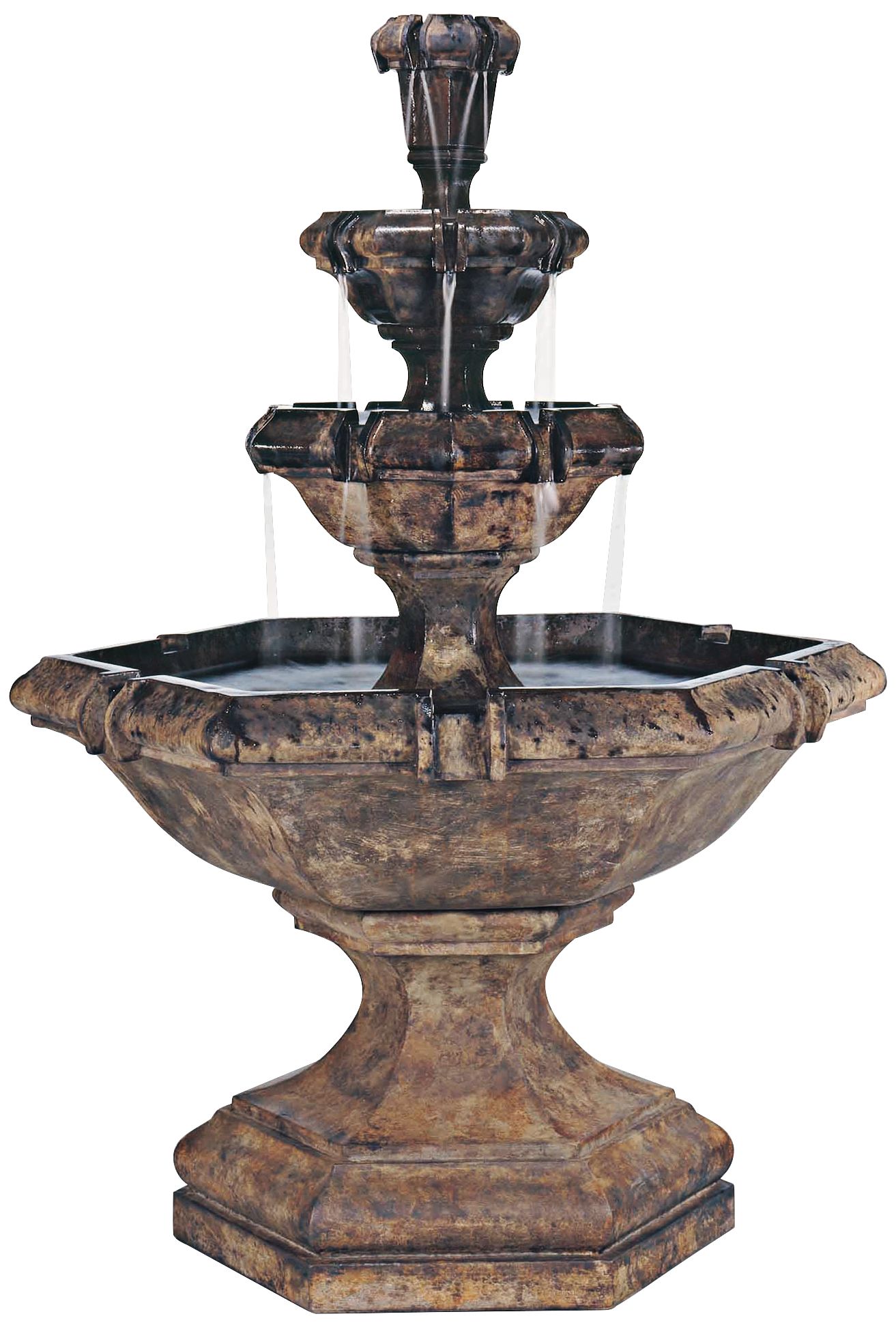 Kensington 74 1/2" High Large Traditional Garden Fountain