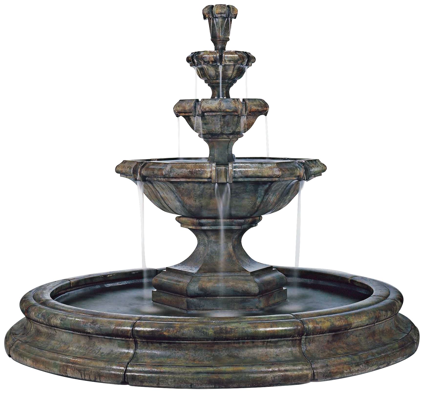 Henri Studio 79 1/2" High Grande Kensington 3-Tier Fountain