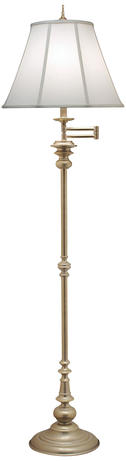 Stiffel Milano Silver Swing Arm Floor Lamp 989E0 Lamps Plus